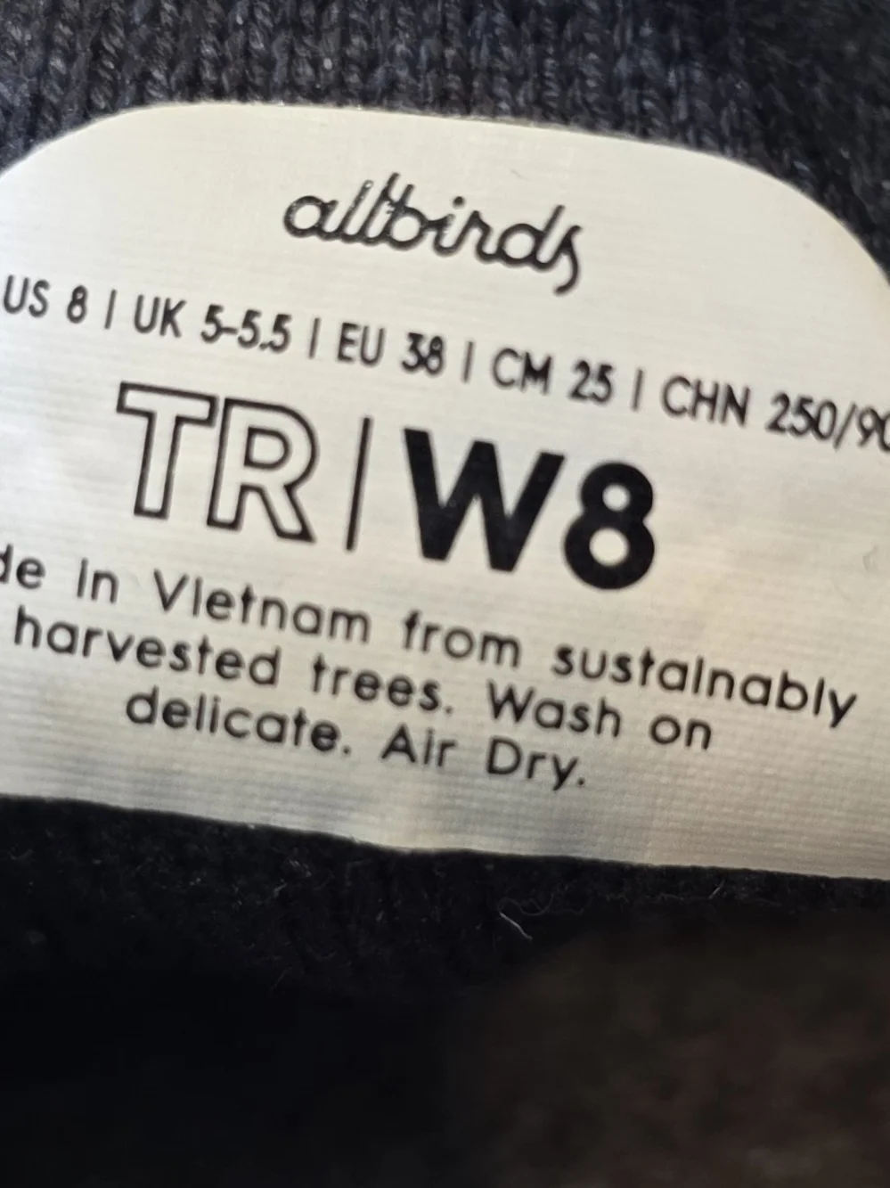 Allbirds Tree Runners Shoes Womens Size 8 Blue Mesh Lace Up Sneakers Casual